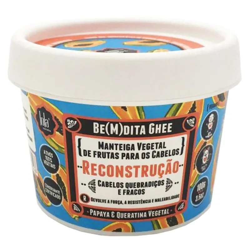 Máscara De Reconstrução Bemdita Ghee 100g - Lola