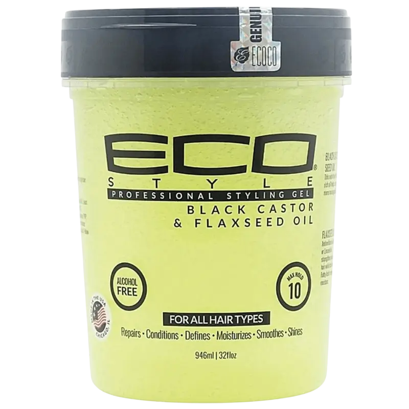 Eco Style Gel Black Castor 946ML