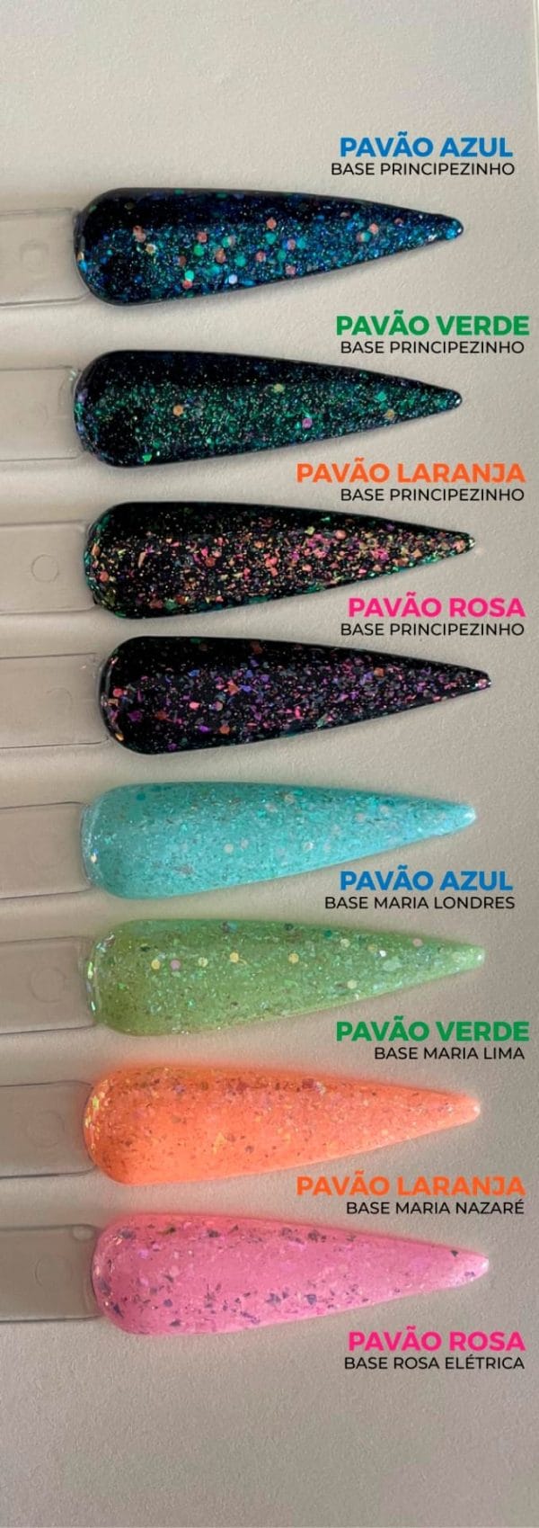 PAVÃO LARANJA VERNIZ GEL 15ML INOCOS