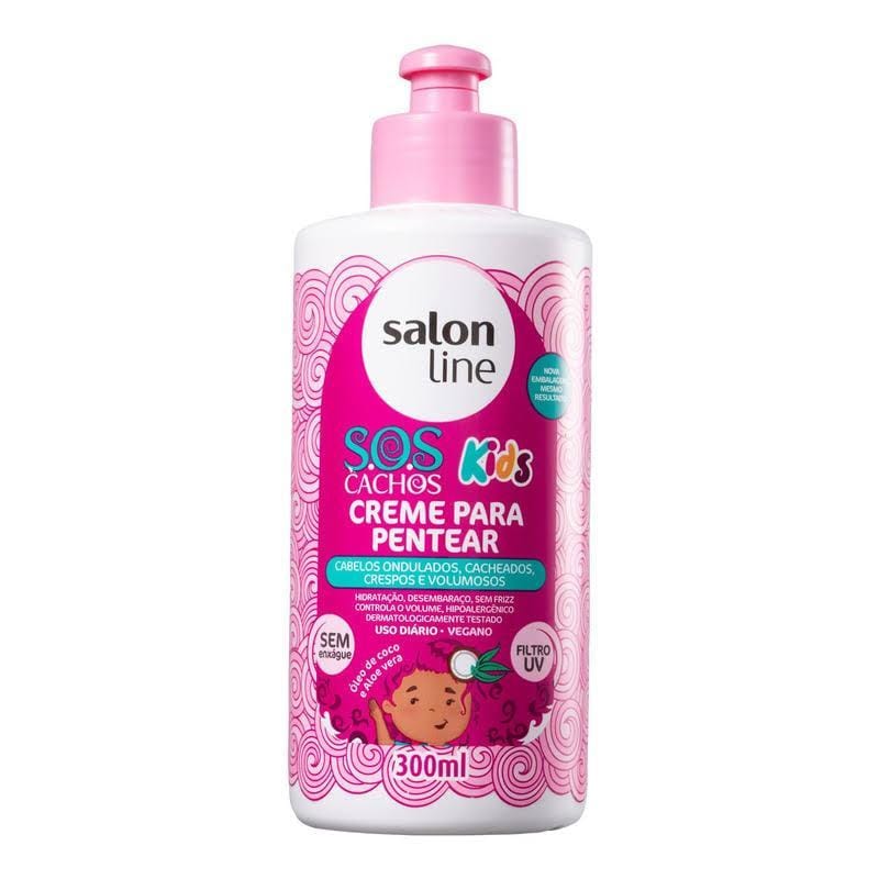 Creme De Pentear Kids Hidratação Sos Cachos 300ml - Salon Line