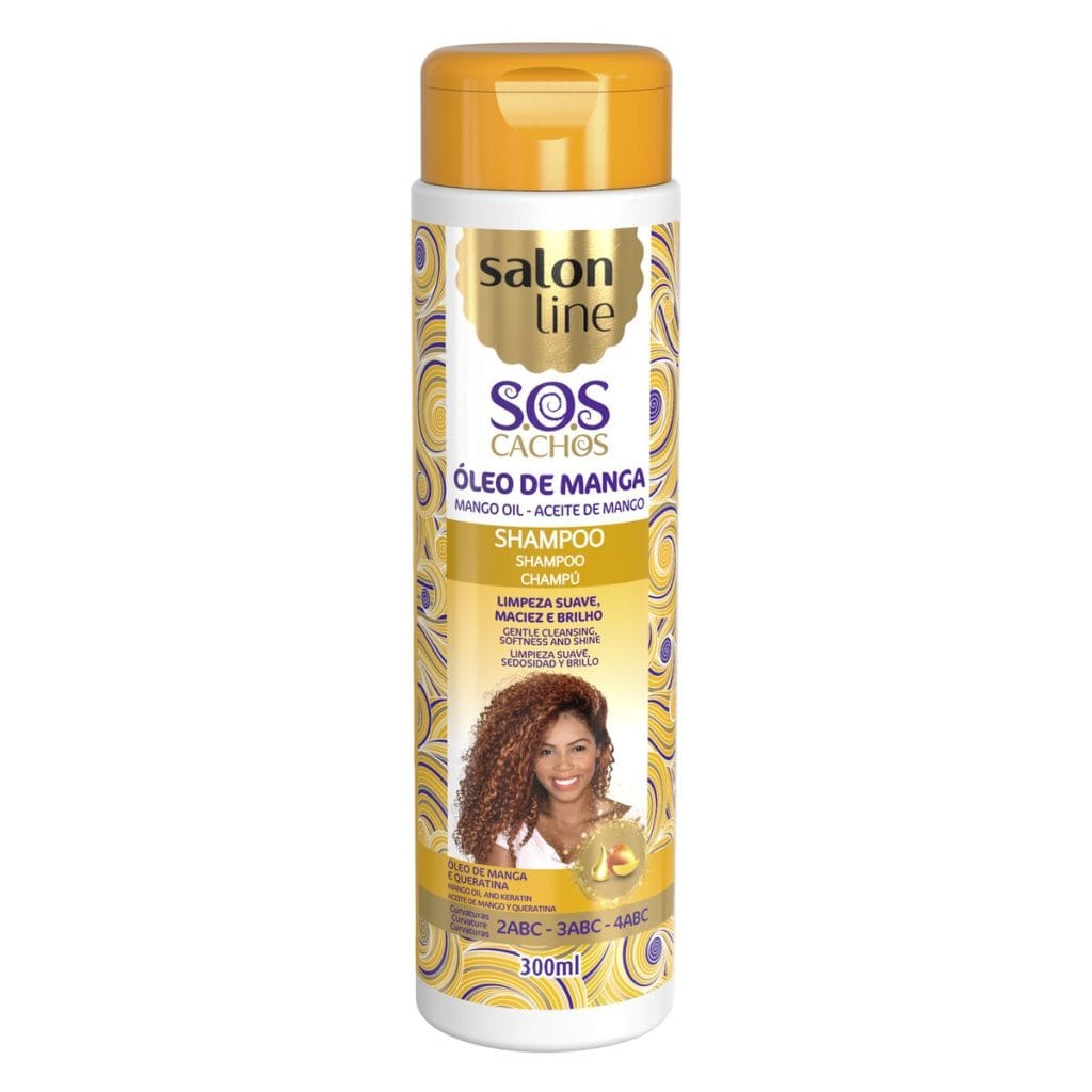 SHAMPOO SOS CACHOS ÓLEO DE MANGA SALON LINE 300ML