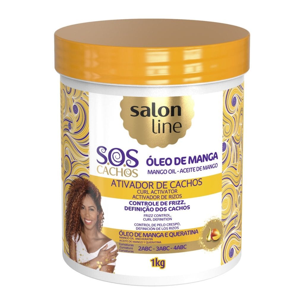 ATIVADOR DE CACHOS SOS CACHOS ÓLEO DE MANGA SALON LINE 1KG
