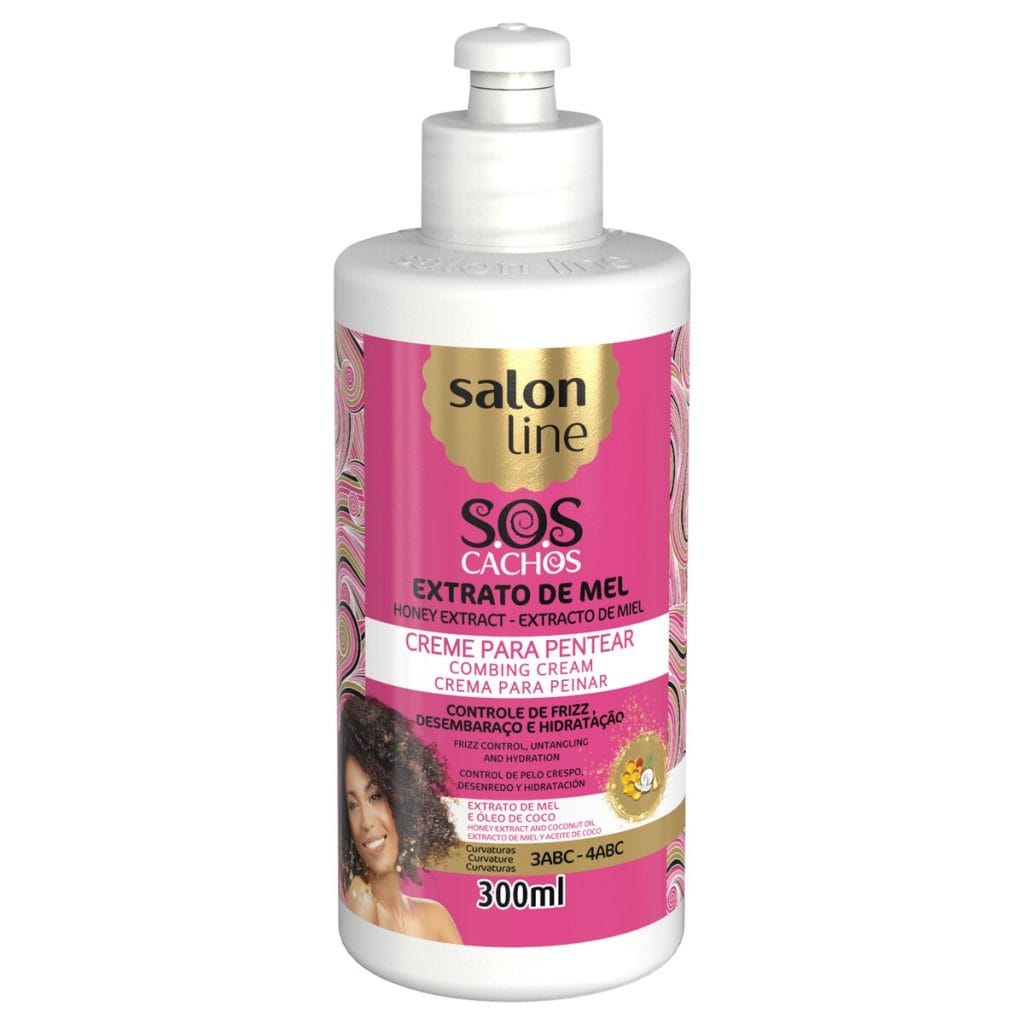 CREME PARA PENTEAR SOS CACHOS MEL CACHOS INTENSOS SALON LINE 300ML