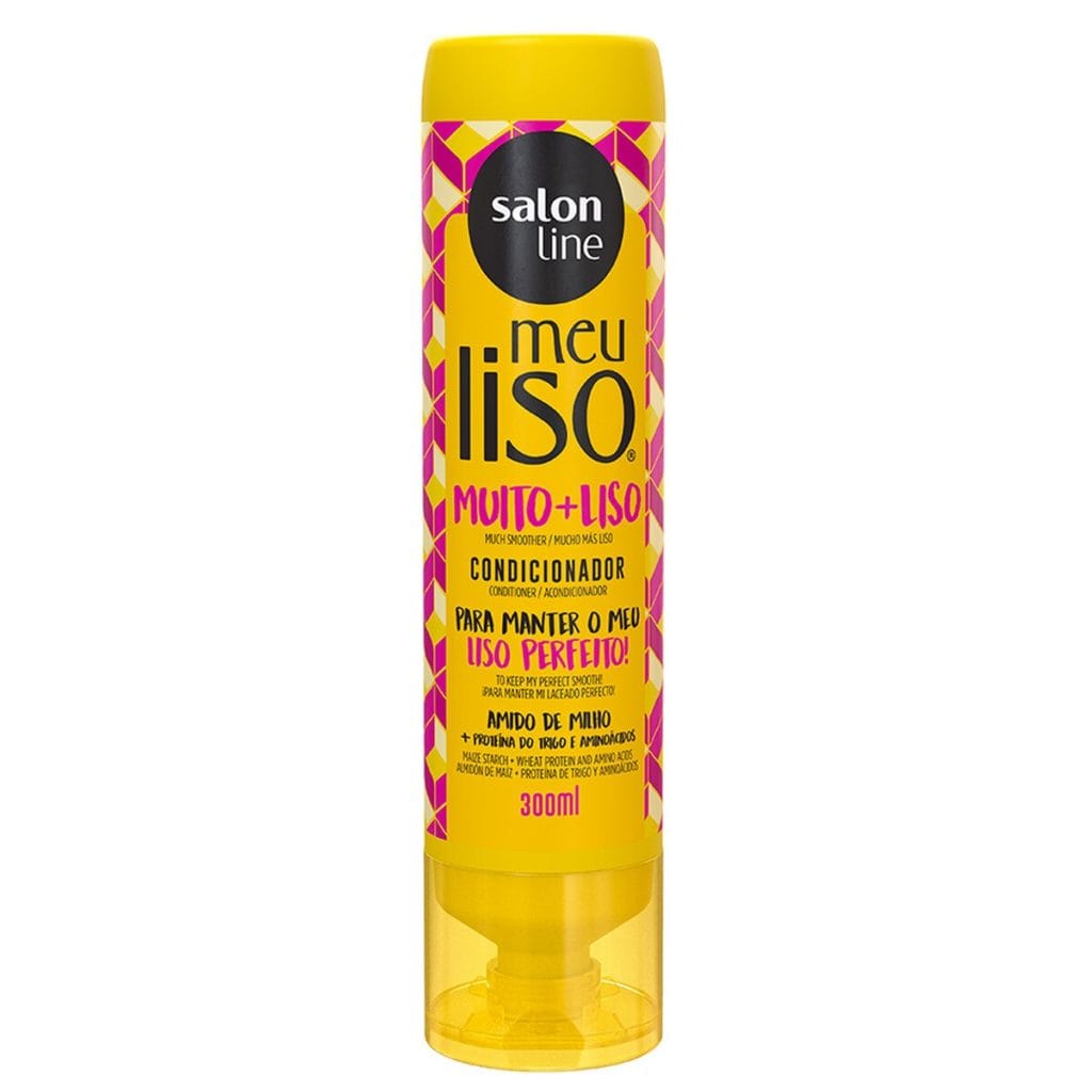 CONDICIONADOR MEU LISO MUITO+LISO AMIDO DE MILHO SALON LINE 300ML