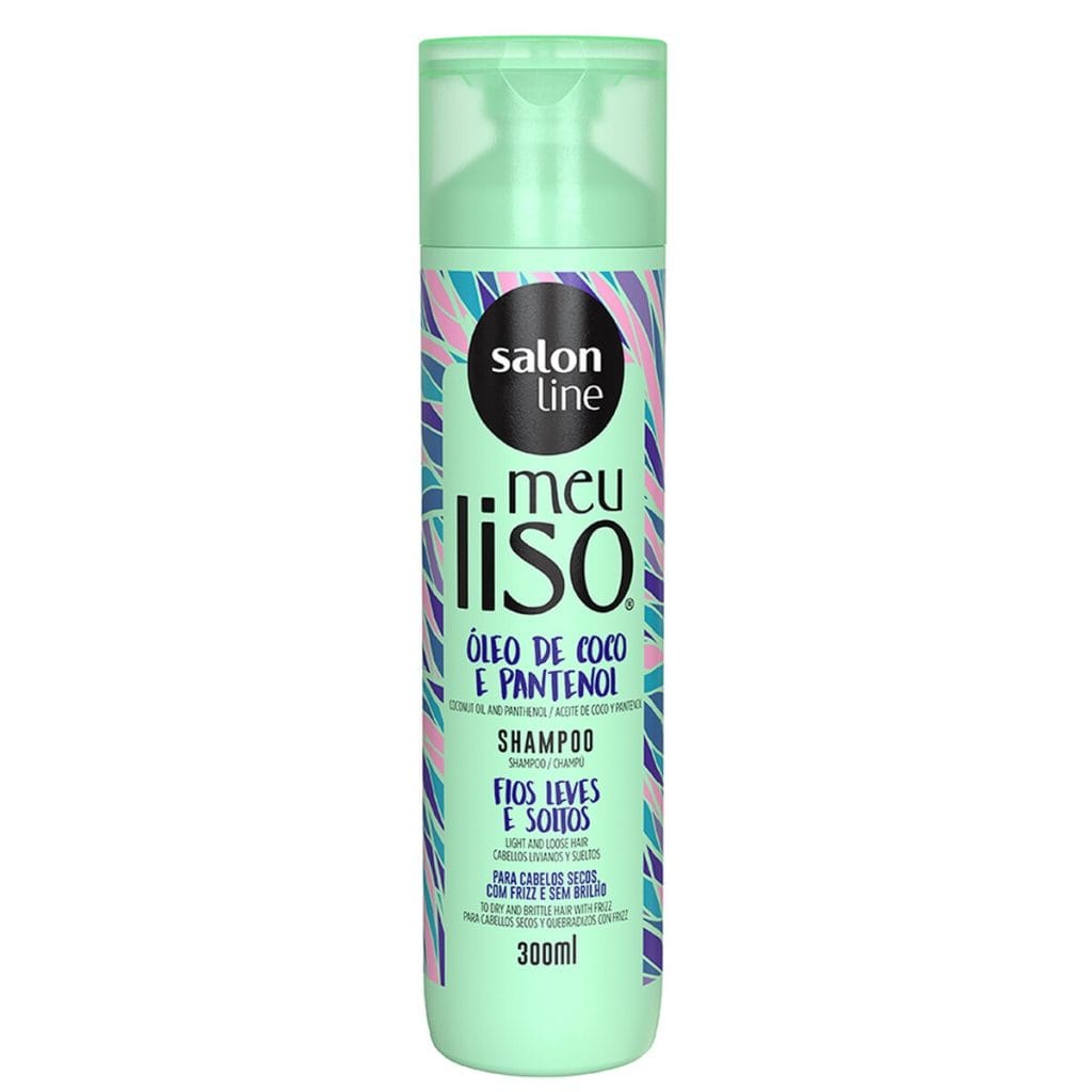 SHAMPOO MEU LISO - ÓLEO DE COCO E PANTENOL SALON LINE 300ML