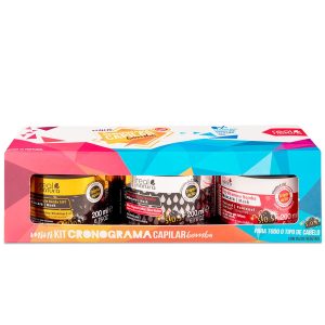 Kit De Máscaras Mini Cronograma Capilar 200ml Real Natura