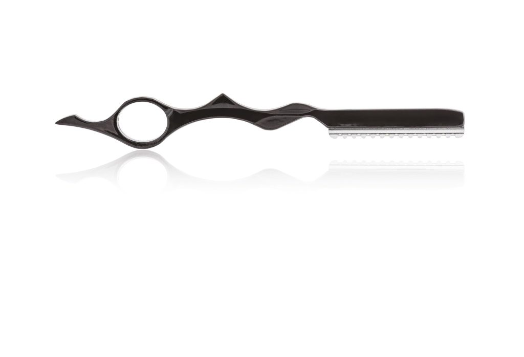 Navalha De Desbaste Inox The Barber - Com Lâmina e Proteção Incluída