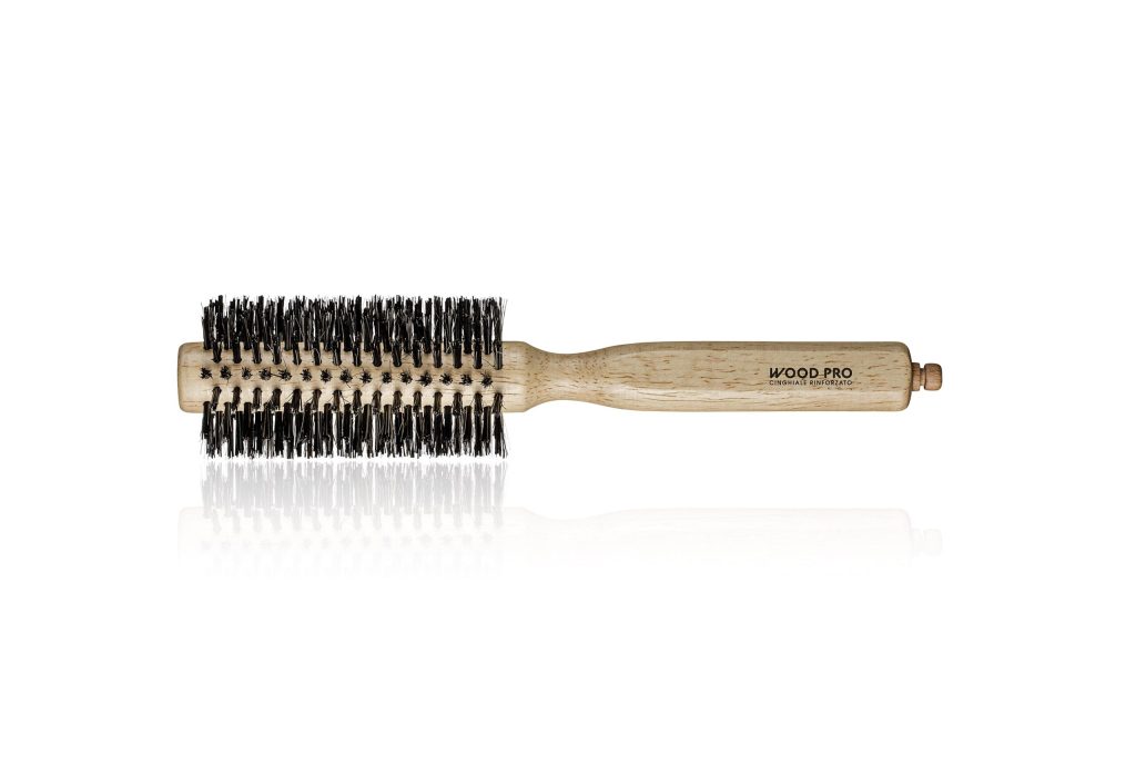 Escova De Madeira Com Cerdas de Javali E Nylon- Wood Pro 22mm - Xanitália