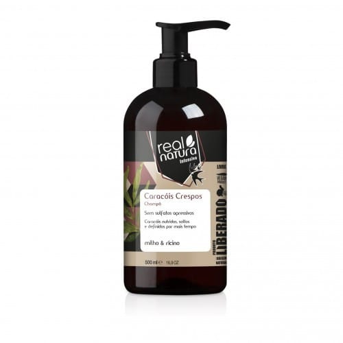 Shampoo Caracóis Crespos Liberado 500ml Real Natura