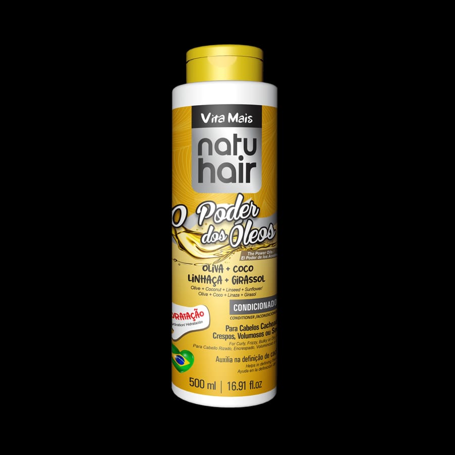 NATU HAIR CONDICIONADOR O PODER DOS OLEOS 500ML