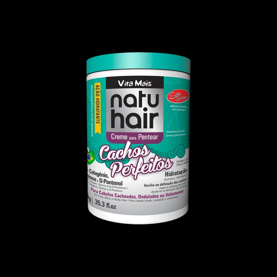 NATU HAIR CREME DE PENTEAR CACHOS PERFEITO 1KG