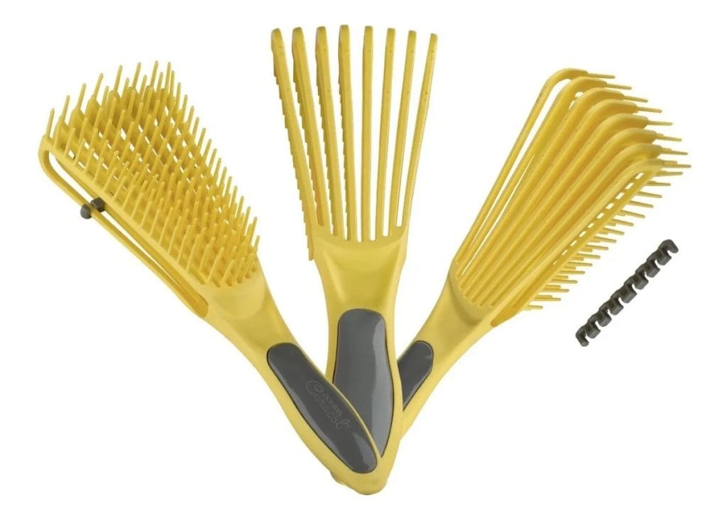 ESCOVA CARACOL AMARELO DOMPEL