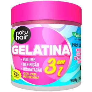 Gelatina S.O.S NatuHair 3 em 1 500G