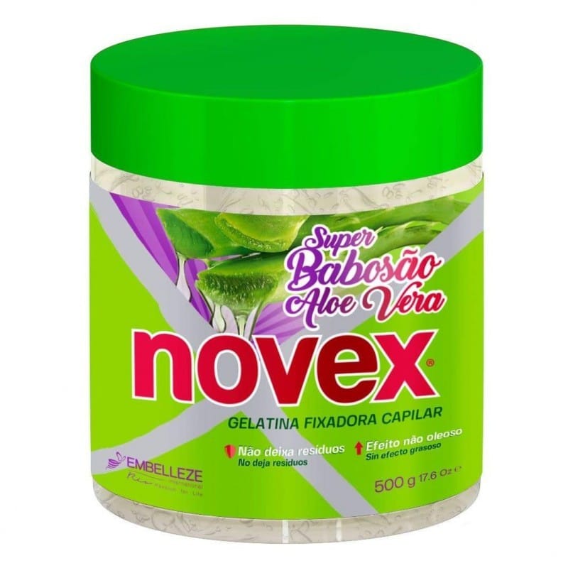GELATINA FIXADORA SUPER BABOSÃO 500GR NOVEX