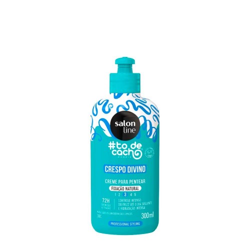 Creme Para Pentear # To De Cacho Crespo Divino 300ml - Salon Line