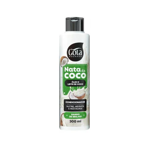 Condicionador Nata de Coco 300ml – Gota Dourada