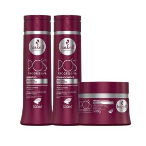 Kit Haskell Pós Progressiva Shampoo 300ML+ Condicionador 300ML+ Máscara 300GR