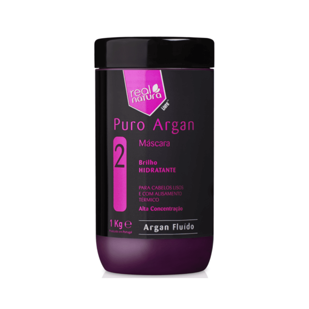 Real Natura Máscara Sem Sal Puro Argan 1 Kg