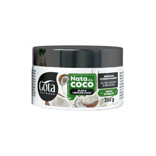 Máscara Nata de Coco 250G - Gota Dourada