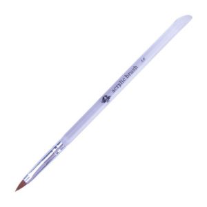 Pincel Acrílico Universal De Cerdas Naturais 9mm Nr4