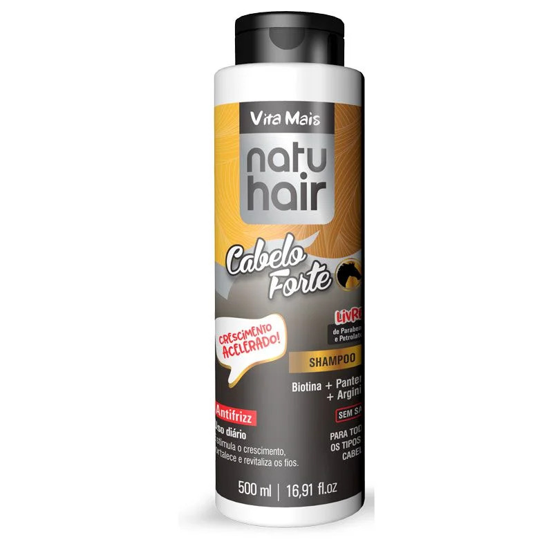 Shampoo Cabelo Forte 500m l- Natu Hair