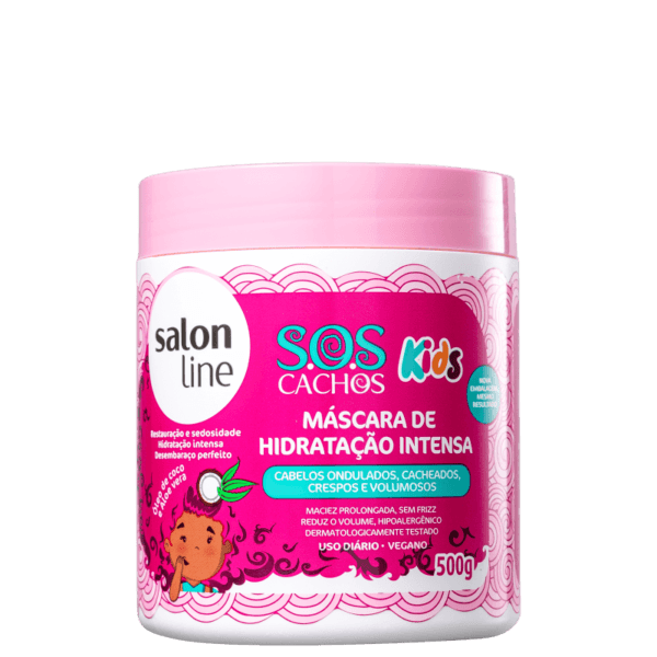 Máscara Kids Hidratação Sos Cachos 500g - Salon Line