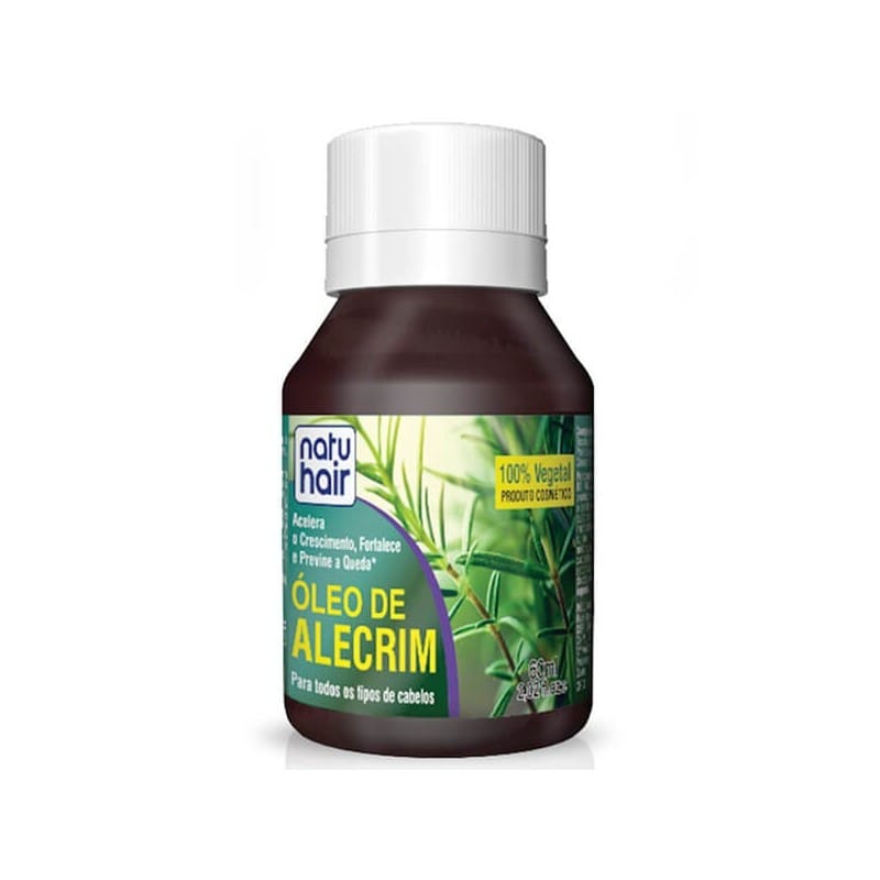 Óleo Capilar Alecrim 60ml - Natu Hair