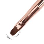 Pincel de gel dourado com zircões, oval MollyLac nº 4 - Image 4