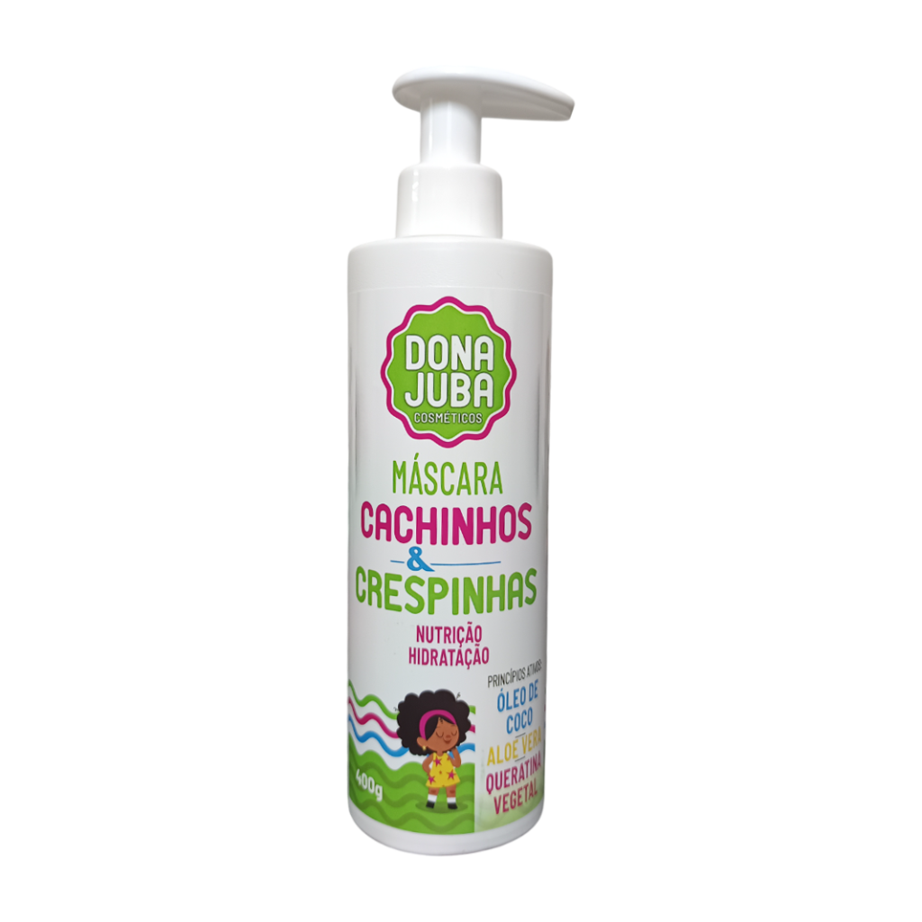 DONA JUBA MÁSCARA KIDS CACHINHOS E CRESPINHAS 400ML